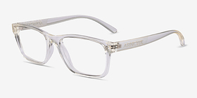 ARNETTE Fakie Crystal Plastique Montures de lunettes de vue d'EyeBuyDirect, Vue d'Angle