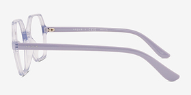 Vogue Eyewear VO5363 Transparent Purple Plastique Montures de lunettes de vue d'EyeBuyDirect, Vue de Côté