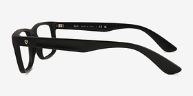 Ray-Ban RB7232M Matte Black Plastique Montures de lunettes de vue d'EyeBuyDirect, Vue de Côté