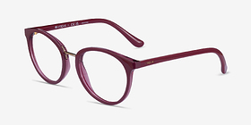 Vogue Eyewear VO5167 Rouge Plastique Montures de lunettes de vue d'EyeBuyDirect, Vue d'Angle