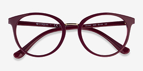 Vogue Eyewear VO5167 Rouge Plastique Montures de lunettes de vue d'EyeBuyDirect, Vue Rapprochée