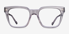Vogue Eyewear VO5371 Transparent Gray Acétate Montures de lunettes de vue d'EyeBuyDirect, Vue de Face