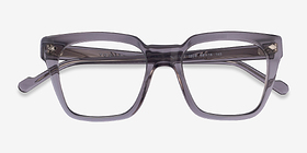 Vogue Eyewear VO5371 Transparent Gray Acétate Montures de lunettes de vue d'EyeBuyDirect, Vue Rapprochée