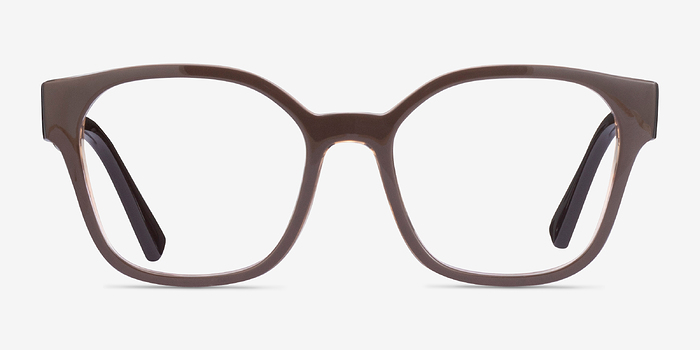 Vogue Eyewear VO5407 Brown Floral Plastique Montures de lunettes de vue d'EyeBuyDirect