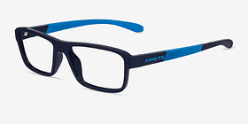 ARNETTE Sandea Bleu marine  Plastique Montures de lunettes de vue d'EyeBuyDirect, Vue d'Angle