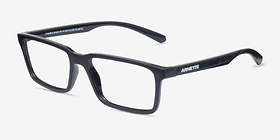 ARNETTE Koko Shiny Black Plastique Montures de lunettes de vue d'EyeBuyDirect, Vue d'Angle