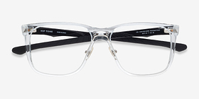 OAKLEY Hip Tone Transparent Plastique Montures de lunettes de vue d'EyeBuyDirect, Vue Rapprochée