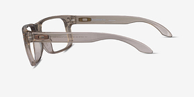 Oakley Holbrook Rx Clear Brown Plastique Montures de lunettes de vue d'EyeBuyDirect, Vue de Côté
