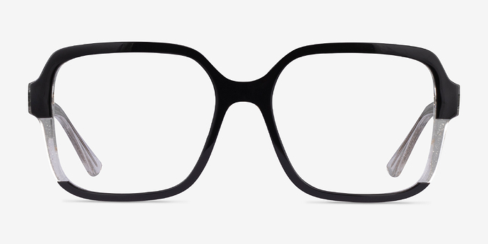 Vogue Eyewear VO5555 Black Clear Plastique Montures de lunettes de vue d'EyeBuyDirect