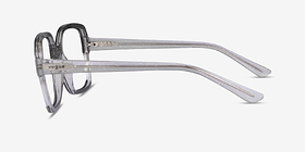 Vogue Eyewear VO5555 Black Clear Plastique Montures de lunettes de vue d'EyeBuyDirect, Vue de Côté