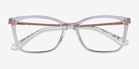Vogue Eyewear VO5563 Transparent Plastique Montures de lunettes de vue d'EyeBuyDirect, Vue Rapprochée