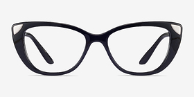 Vogue Eyewear VO5455 Noir Plastique Montures de lunettes de vue d'EyeBuyDirect, Vue de Face