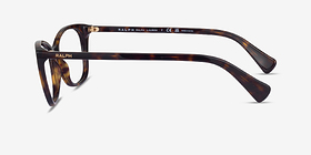 Ralph RA7146 Shiny Tortoise Acétate Montures de lunettes de vue d'EyeBuyDirect, Vue de Côté