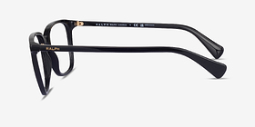 Ralph RA7147 Shiny Black Acétate Montures de lunettes de vue d'EyeBuyDirect, Vue de Côté