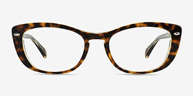 Ray-Ban RB5366 Écaille Noire Acétate Montures de lunettes de vue d'EyeBuyDirect, Vue de Face