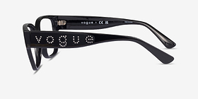 Vogue Eyewear VO5458B Shiny Black Plastique Montures de lunettes de vue d'EyeBuyDirect, Vue de Côté
