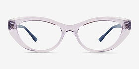 Vogue Eyewear VO5478B Transparent Purple Plastique Montures de lunettes de vue d'EyeBuyDirect, Vue de Face