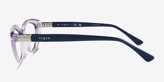 Vogue Eyewear VO5478B Transparent Purple Plastique Montures de lunettes de vue d'EyeBuyDirect