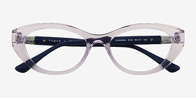 Vogue Eyewear VO5478B Transparent Purple Plastique Montures de lunettes de vue d'EyeBuyDirect, Vue Rapprochée