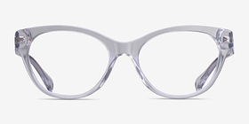 Ralph RA7141 Transparent Acétate Montures de lunettes de vue d'EyeBuyDirect, Vue de Face