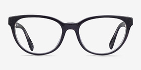 Coach HC6210U Transparent Gray Acétate Montures de lunettes de vue d'EyeBuyDirect, Vue de Face