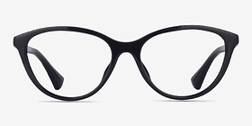 Ralph RA7140U Noir Plastique Montures de lunettes de vue d'EyeBuyDirect, Vue de Face