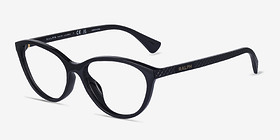 Ralph RA7140U Noir Plastique Montures de lunettes de vue d'EyeBuyDirect, Vue d'Angle