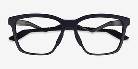 Oakley Enigma Mass Satin Black Plastique Montures de lunettes de vue d'EyeBuyDirect, Vue Rapprochée