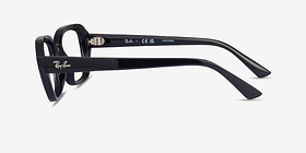 Ray-Ban RB7258 SHEA Noir Plastique Montures de lunettes de vue d'EyeBuyDirect, Vue de Côté