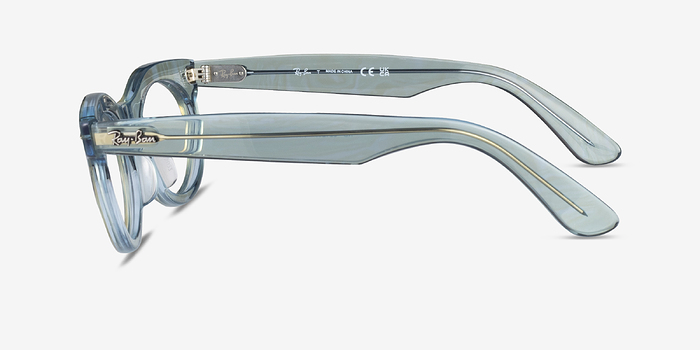 Ray-Ban RB2242VF Wayfarer Oval Change Photo Waves Azure Acétate Montures de lunettes de vue d'EyeBuyDirect