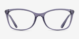 Coach HC6192U Transparent Purple Plastique Montures de lunettes de vue d'EyeBuyDirect, Vue de Face