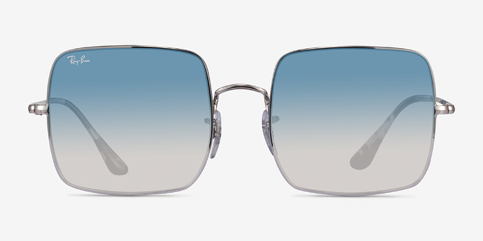 Ray-Ban RB1971 Square Argenté Métal Soleil de Lunette de vue d'EyeBuyDirect