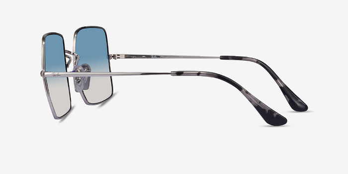 Ray-Ban RB1971 Square Argenté Métal Soleil de Lunette de vue d'EyeBuyDirect