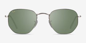 Ray-Ban RB3548 Argenté Métal Soleil de Lunette de vue d'EyeBuyDirect, Vue de Face