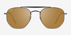 Ray-Ban RB3648 Gunmetal Métal Soleil de Lunette de vue d'EyeBuyDirect, Vue de Face
