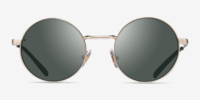 ARNETTE Drophead Brushed Light Gold Métal Soleil de Lunette de vue d'EyeBuyDirect