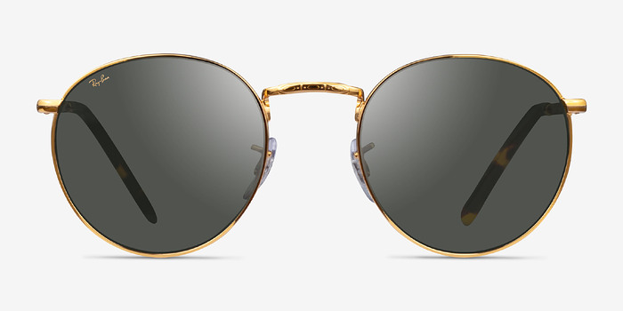 Ray-Ban RB3637 New Round Legend Gold Métal Soleil de Lunette de vue d'EyeBuyDirect