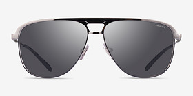 ARNETTE Holboxx Gunmetal Métal Soleil de Lunette de vue d'EyeBuyDirect, Vue de Face