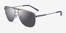 ARNETTE Holboxx Gunmetal Métal Soleil de Lunette de vue d'EyeBuyDirect, Vue d'Angle