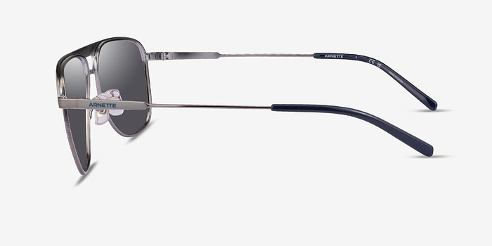 ARNETTE Holboxx Gunmetal Métal Soleil de Lunette de vue d'EyeBuyDirect
