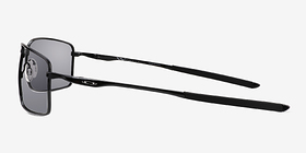 Oakley Square Wire Polished Black Métal Soleil de Lunette de vue d'EyeBuyDirect, Vue de Côté