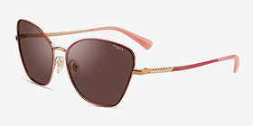Vogue Eyewear VO4197S Rose Métal Soleil de Lunette de vue d'EyeBuyDirect, Vue d'Angle