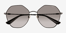 Vogue Eyewear VO4180S Noir Métal Soleil de Lunette de vue d'EyeBuyDirect, Vue Rapprochée