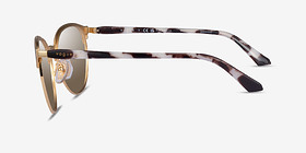 Vogue Eyewear VO4303S White Gold Métal Soleil de Lunette de vue d'EyeBuyDirect, Vue de Côté