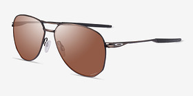 Oakley Contrail Matte Bronze Métal Soleil de Lunette de vue d'EyeBuyDirect, Vue d'Angle