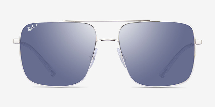 Ray-Ban RB3758 Argenté Métal Soleil de Lunette de vue d'EyeBuyDirect
