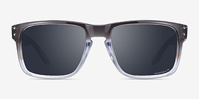 Oakley OO9102 Holbrook Dark Ink Fade Plastique Soleil de Lunette de vue d'EyeBuyDirect, Vue de Face