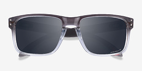 Oakley OO9102 Holbrook Dark Ink Fade Plastique Soleil de Lunette de vue d'EyeBuyDirect, Vue Rapprochée