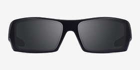 Oakley OO9014 Matte Black Plastique Soleil de Lunette de vue d'EyeBuyDirect, Vue de Face