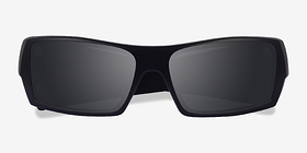 Oakley OO9014 Matte Black Plastique Soleil de Lunette de vue d'EyeBuyDirect, Vue Rapprochée